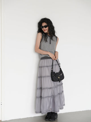 lace cake skirt