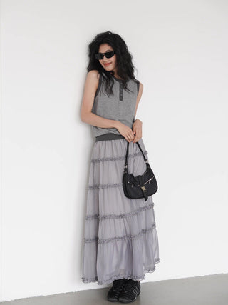 lace cake skirt