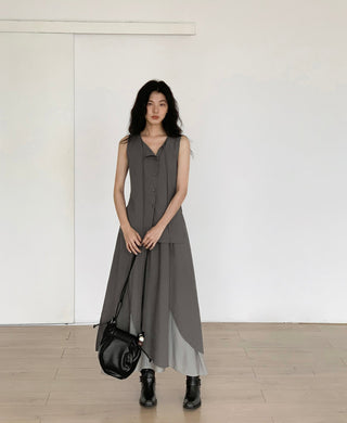 sleeveless two-piece