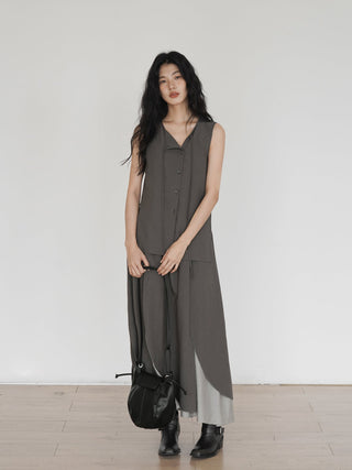 sleeveless two-piece