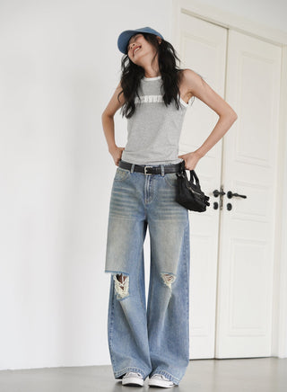 wool edge top