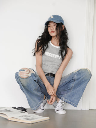 wool edge top