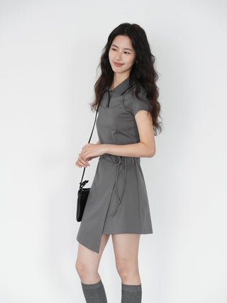 gray polo dress