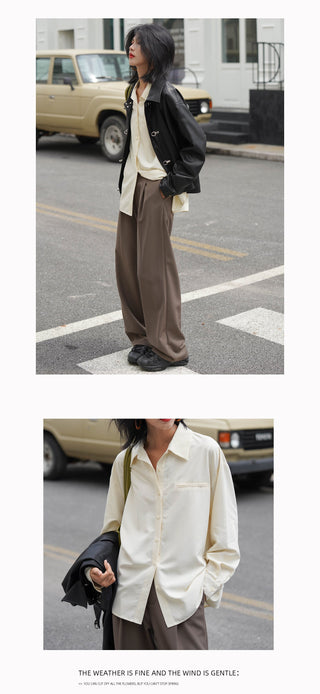 French white shirt