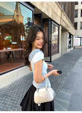 lace off-shoulder