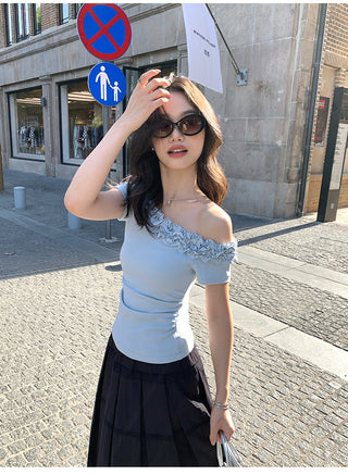 lace off-shoulder