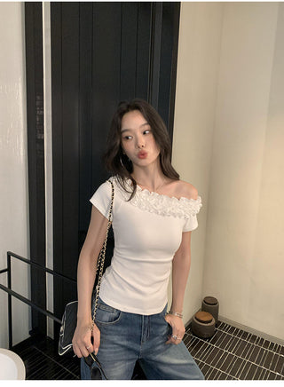 lace off-shoulder