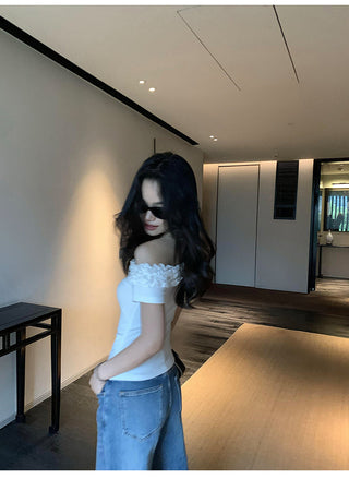 lace off-shoulder
