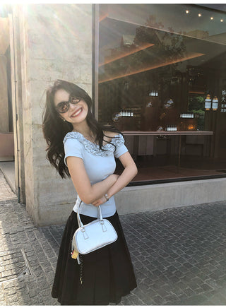 lace off-shoulder
