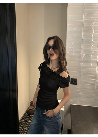 lace off-shoulder