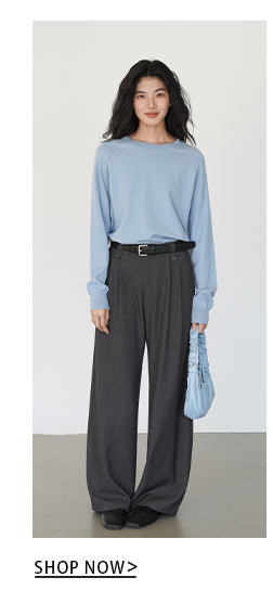 gray mop pants
