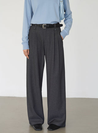 gray mop pants