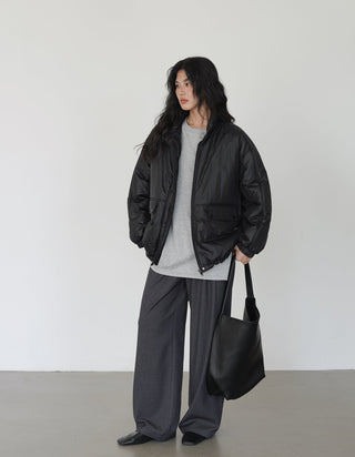 gray mop pants