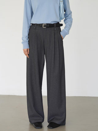 gray mop pants