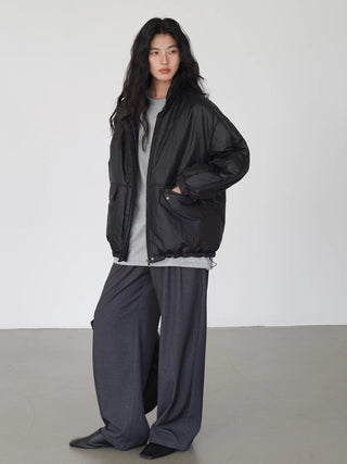 gray mop pants