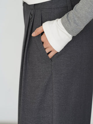 gray mop pants