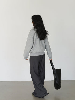 gray mop pants