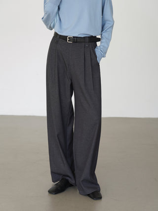 gray mop pants