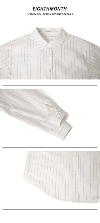 white striped shirt