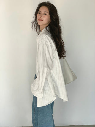 white striped shirt