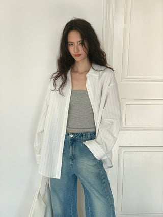 white striped shirt