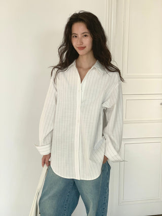 white striped shirt