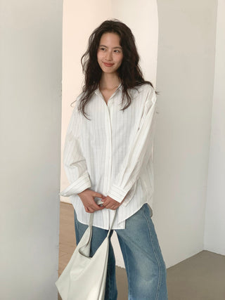 white striped shirt