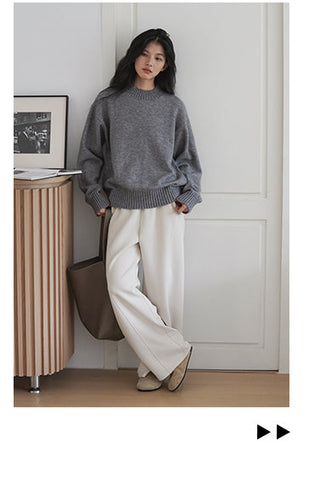 wide sweatpants