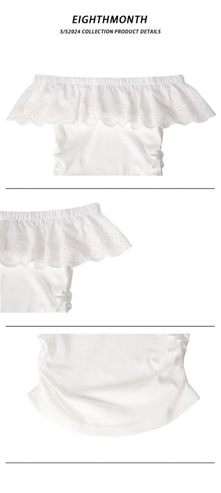 white off-shoulder