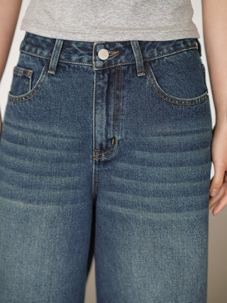 blue cropped pants