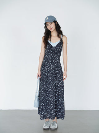 navy floral dress