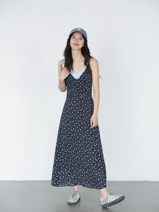 navy floral dress