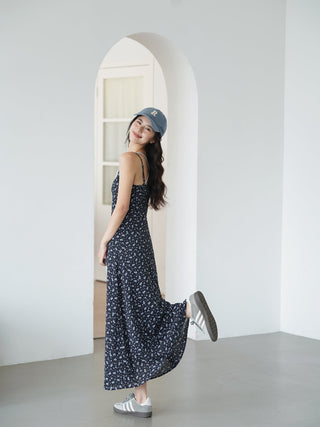 navy floral dress