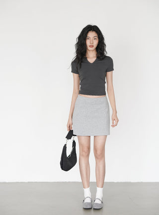 V-neck small top