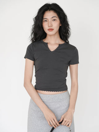 V-neck small top
