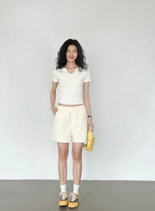 V-neck small top