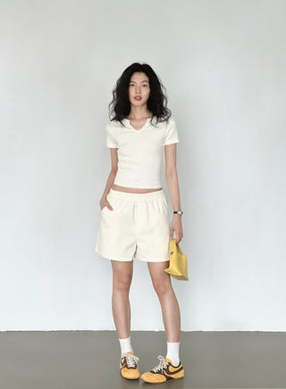 V-neck small top