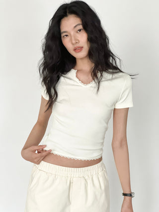 V-neck small top
