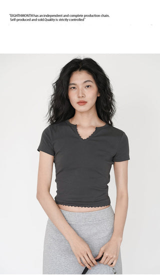V-neck small top