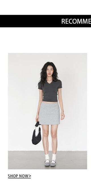 V-neck small top