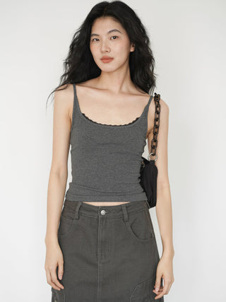 lace suspender top