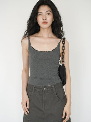 lace suspender top