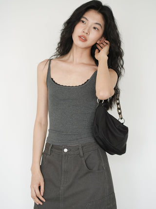 lace suspender top