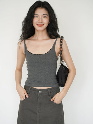 lace suspender top