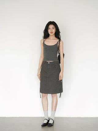 lace suspender top