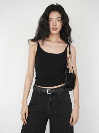 lace suspender top