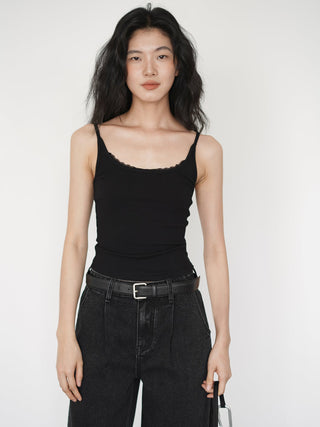 lace suspender top