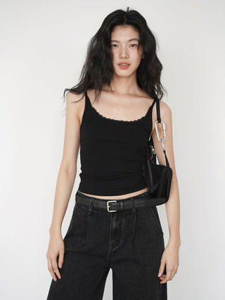 lace suspender top