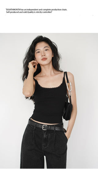 lace suspender top