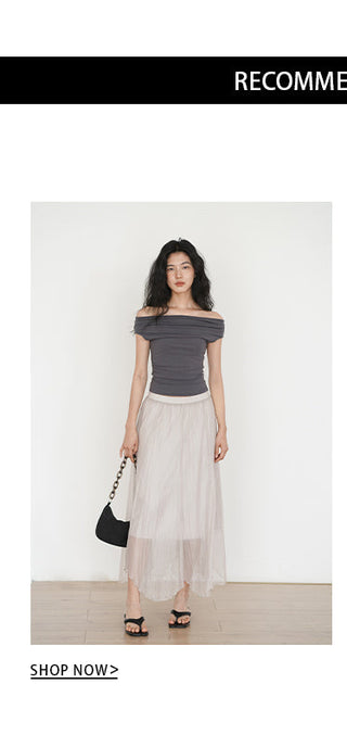 elegant off-shoulder
